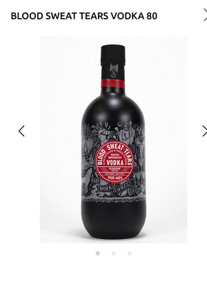 Blood Sweat Tears Vodka 80