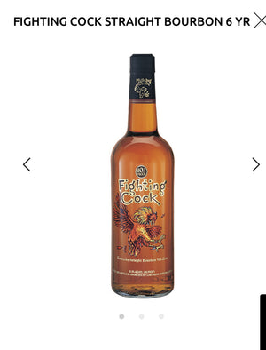 Fighting Cock Straight Bourbon 6 Yr 103