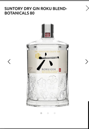 Suntory Dry Gin Roku 86