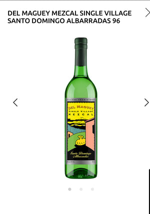 Del Maguey Mezcal Single Village Santo Domingo Albarradas 96