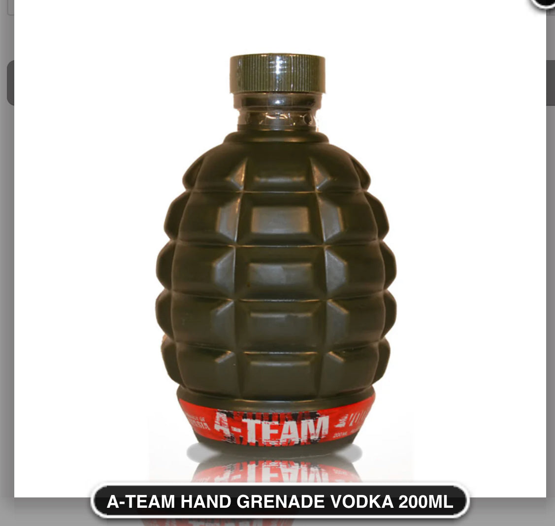 A-TEAM HAND GRENADE VODKA 200ML