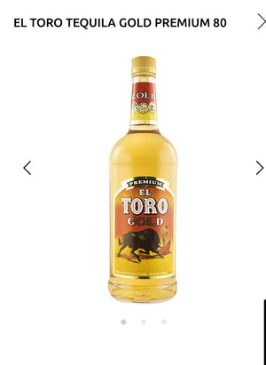 El Toro Tequila Gold 1L