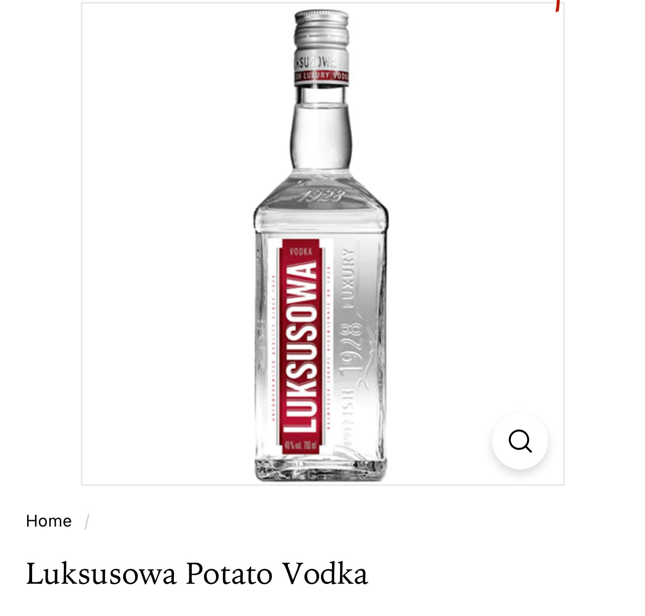 Luksusowa Vodka 80