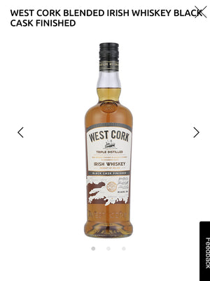 West Cork Blended Irish Whiskey Black Cask Finished 80