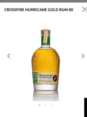 Crossfire Hurricane Gold Rum 80