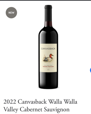 2022 Canvasback Walla Walla Valley Cabernet Sauvignon