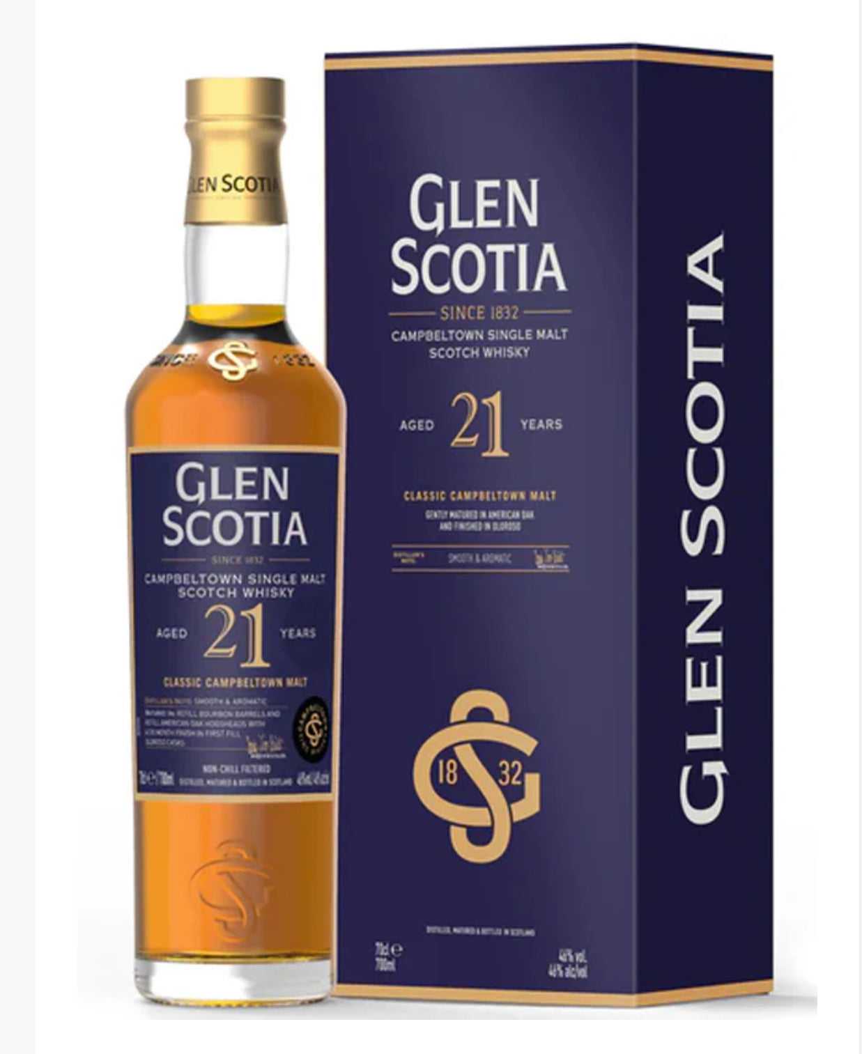 Glen Scotia Single Malt Scotch 21 Yr 92