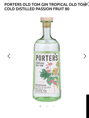 Porters Old Tom Gin Tropical Old Tom Cold