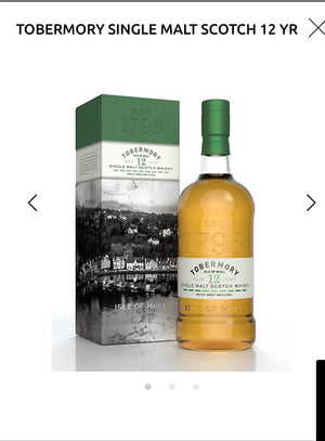 Tobermory Single Malt Scotch 12 Yr 92.6
