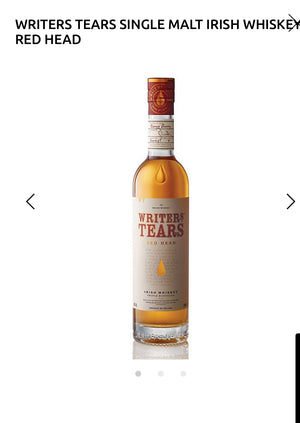 Writers Tears Single Malt Irish Whiskey Red Head 92