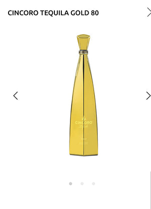 Cincoro Tequila Gold 80