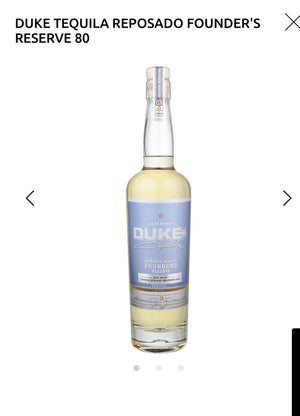 Duke Tequila Reposado Founder's Reserve