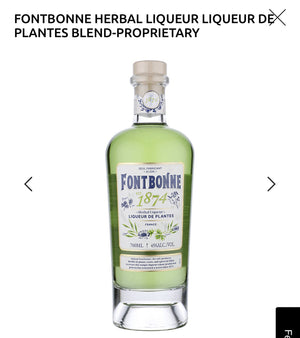Fontbonne Herbal Liqueur Liqueur De Plantes 90