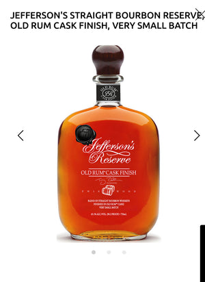 Jefferson's Straight Bourbon Reserve Old Rum Cask Finish 90.2