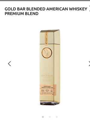 Gold Bar Blended American Whiskey Original 80