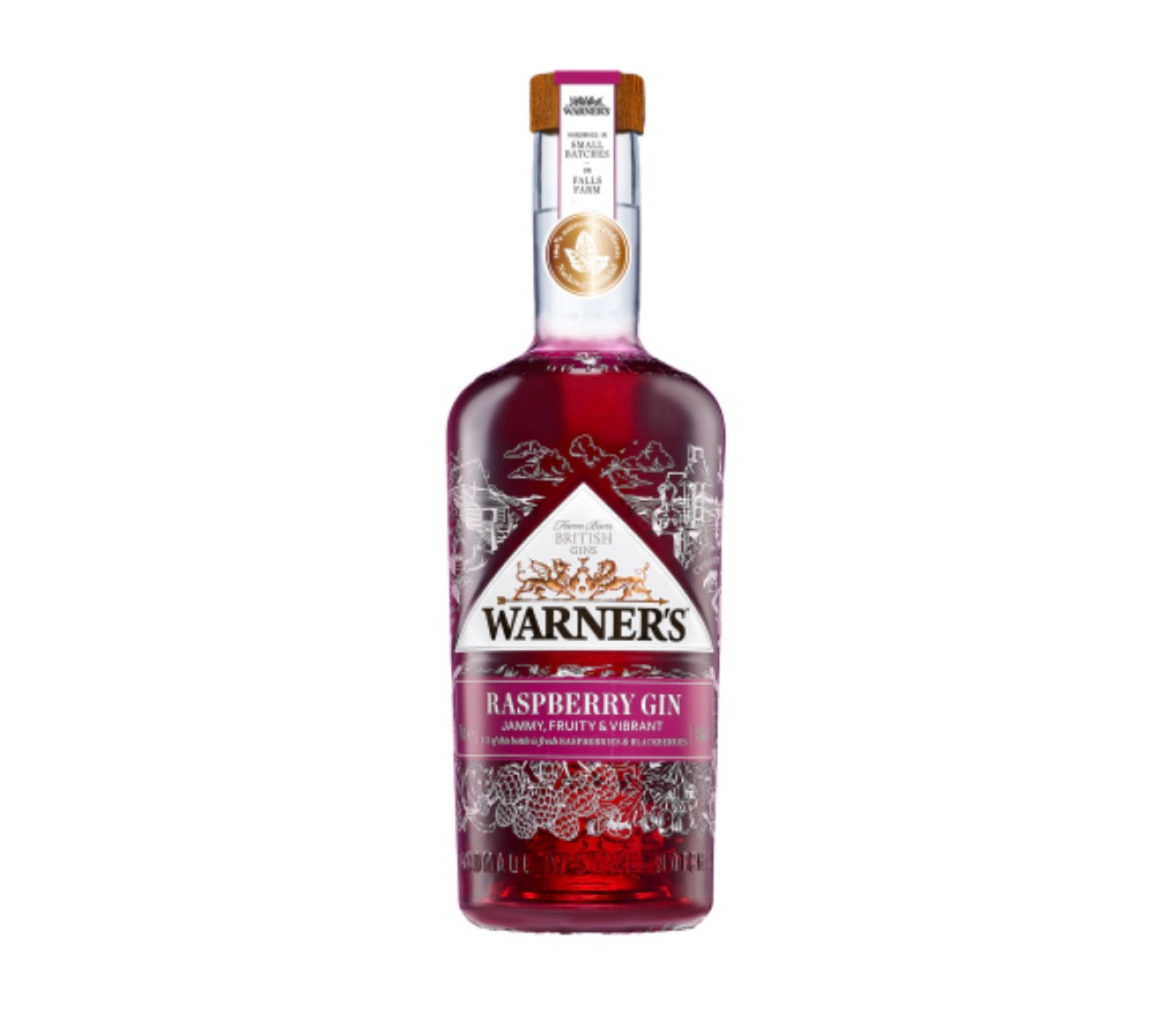 Warners Gin Raspberry 750ML
