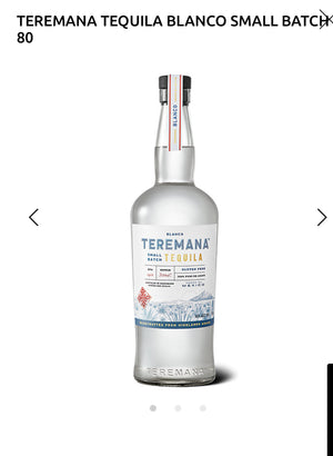 Teremana Tequila Blanco Small Batch 80 750ml