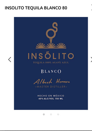 Insolito Tequila Anejo 80