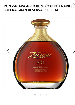 Ron Zacapa Aged Rum Xo Centenario Solera Gran Reserva Especial 80