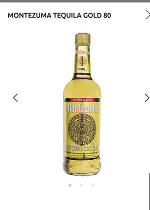 Montezuma Tequila Gold 80