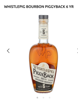 Whistlepig Bourbon Piggyback 6 Yr 100
