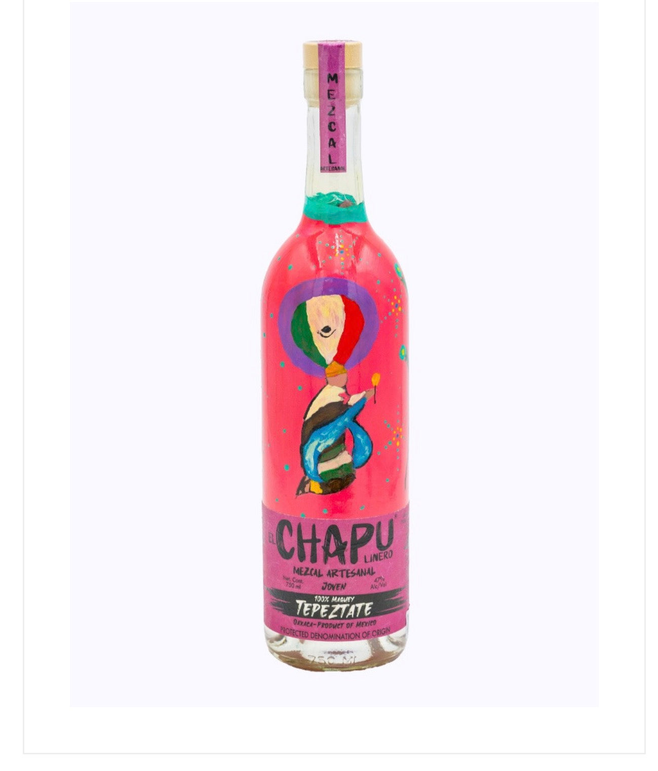 EL Chapu Linero Tepezate 96 Proof 750 Ml