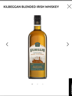 Kilbeggan Blended Irish Whiskey 80 1L