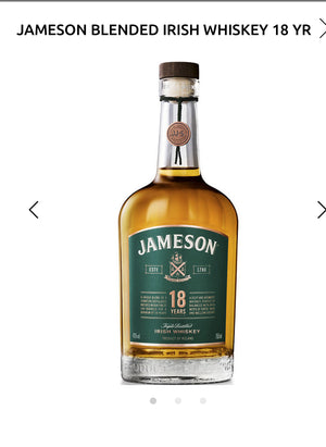 Jameson Blended Irish Whiskey 18 Yr 92