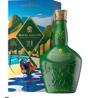 Royal Salute Blended Scotch The Rio De Janeiro Polo Edition 21 Yr 80