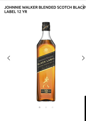 Johnnie Walker Blended Scotch Black Label 12 Yr 80