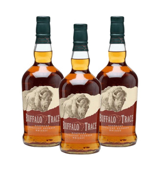 Buffalo Trace Kentucky Straight Bourbon Whiskey 3 Bottles Bundle