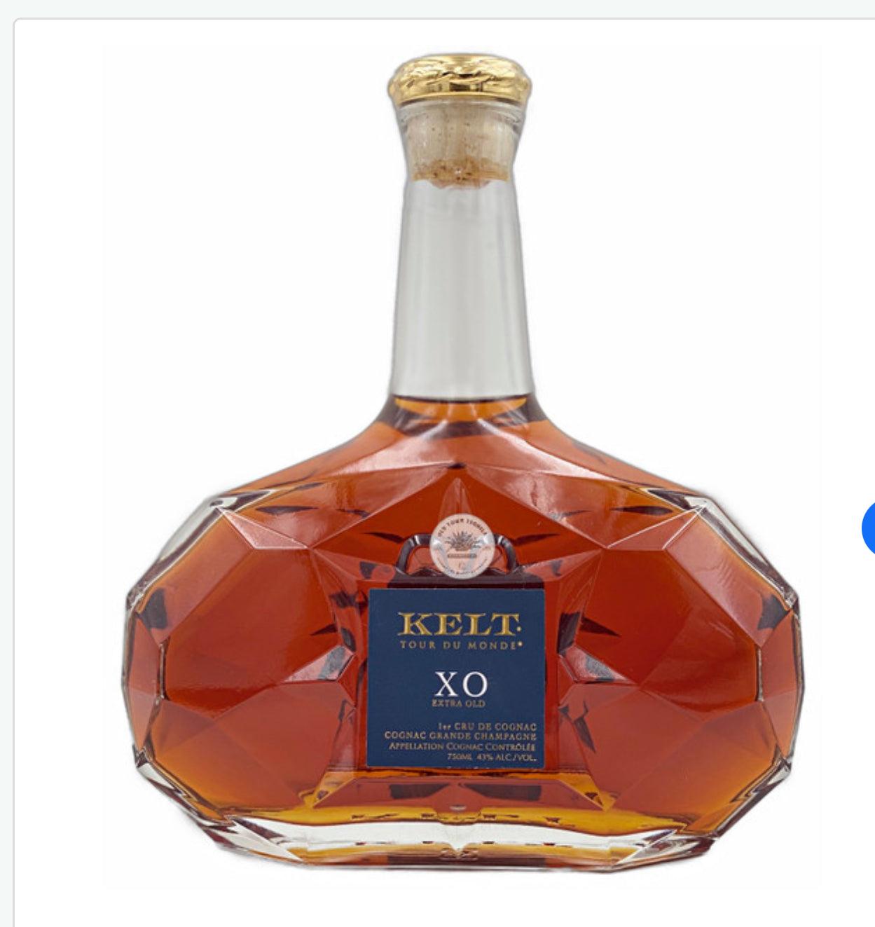 Kelt Tour Monde XO W/50ML 6B 750ML