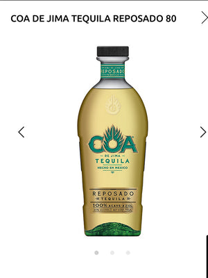 Coa De Jima Tequila Reposado 80