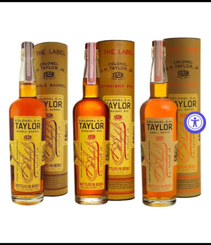 Colonel E.H. Taylor Single Barrel, Rye, and Small Batch Bundle