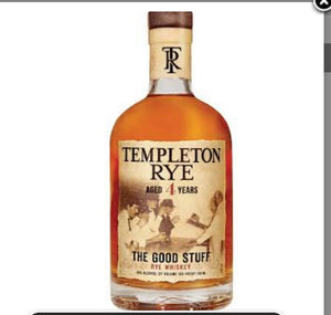 TEMPLETON RYE WHISKEY 4 YEARS 750ML