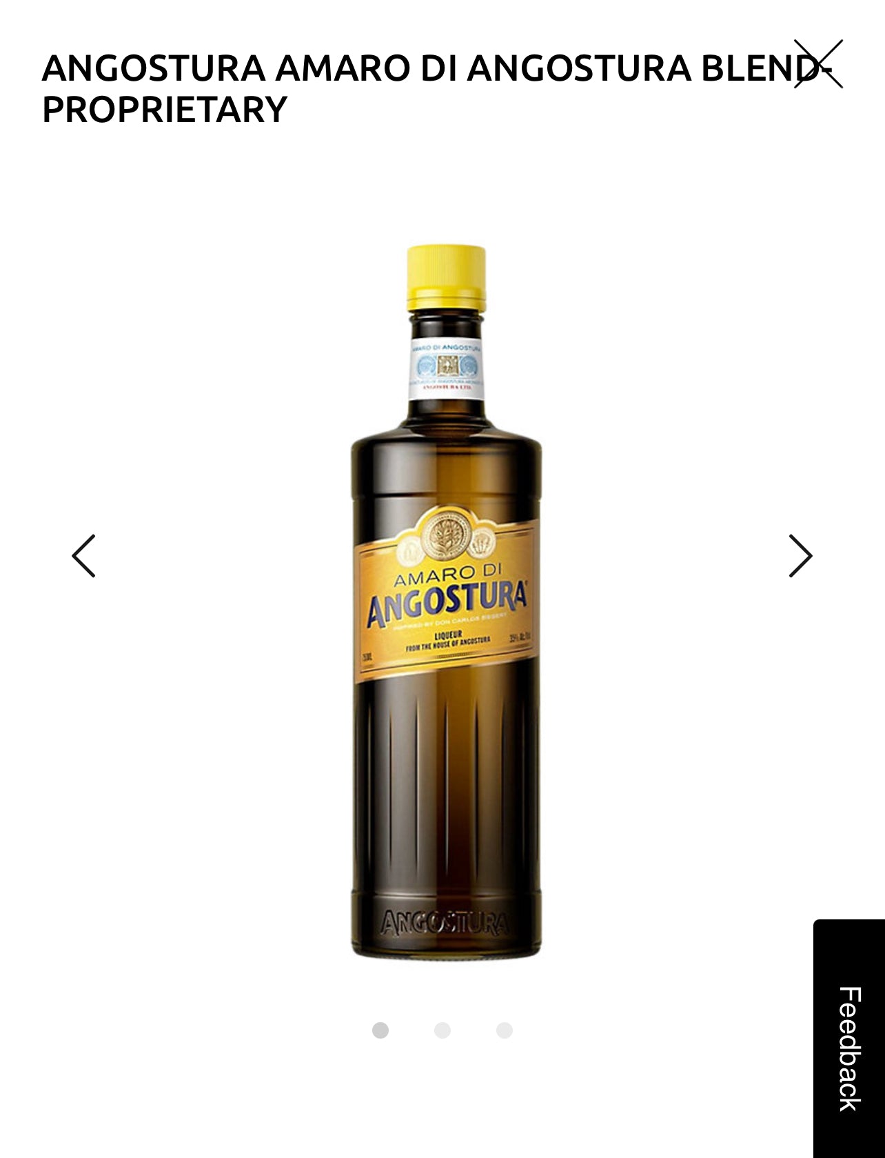 Angostura
Angostura Amaro Di Angostura 70