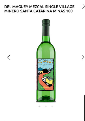 Del Maguey Mezcal Single Village Minero Santa Catarina Minas 100