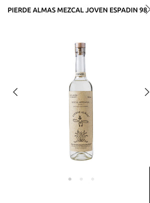 Pierde Almas Mezcal Joven Espadin 98
