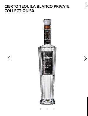 Cierto Tequila Blanco Private Collection 80