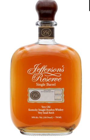 Jefferson's Straight Bourbon Reserve Single Barrel 100