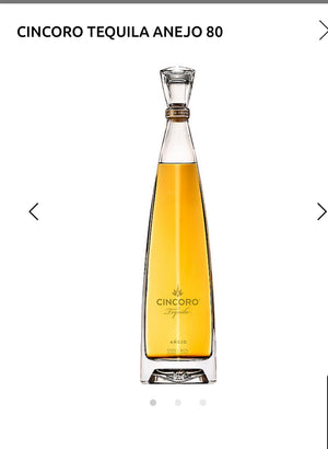 Cincoro Tequila Anejo 750 ml