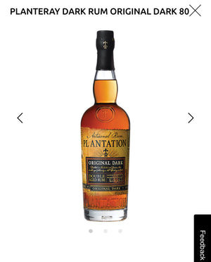 Planteray Dark Rum Original Dark 80