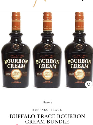 BUFFALO TRACE BOURBON CREAM 3 pack BUNDLE