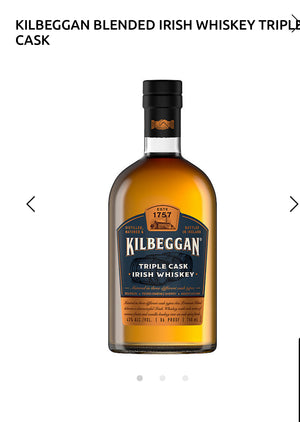 Kilbeggan Blended Irish Whiskey Triple Cask 86