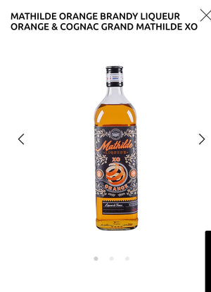 Mathilde Orange & Cognac Liqueur Grand Mathilde Xo 80