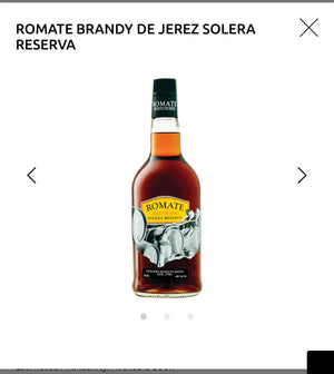 ROMATE BRANDY DE JEREZ SOLERA RESERVA