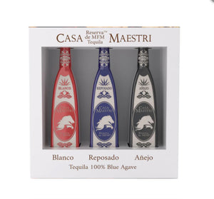 CASA MAESTRI RESERVE blanco repo and anejo 3/375ML