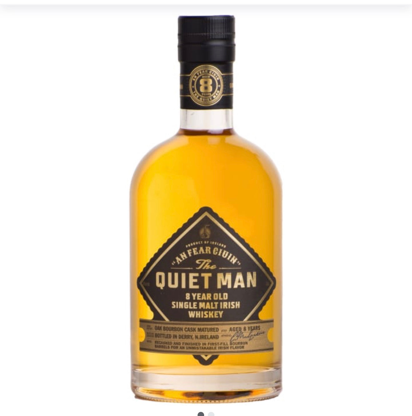 Quiet Man Irish Whiskey 8YR 6B 750ML