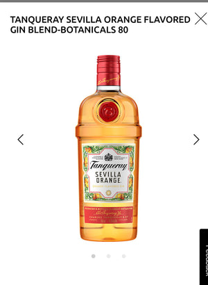 Tanqueray Sevilla Orange Flavored Gin