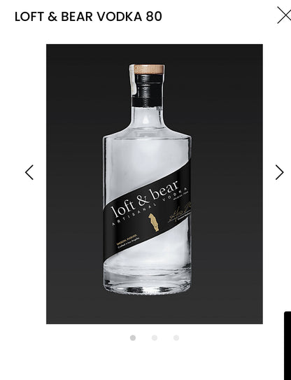 Loft & Bear Vodka 80